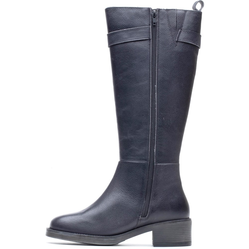 Ladies Long Boots Black Hush Puppies Anita Long Boot