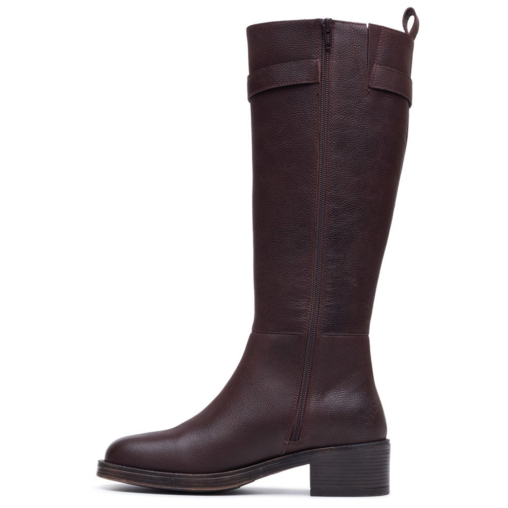 Ladies Long Boots Brown Hush Puppies Anita Long Boot