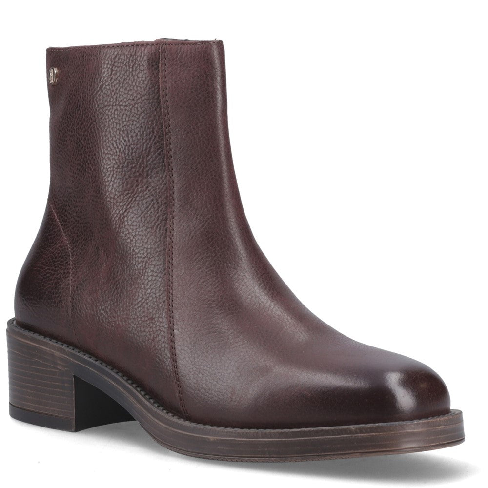 Ladies Ankle Boots Brown Hush Puppies Ayla Boot