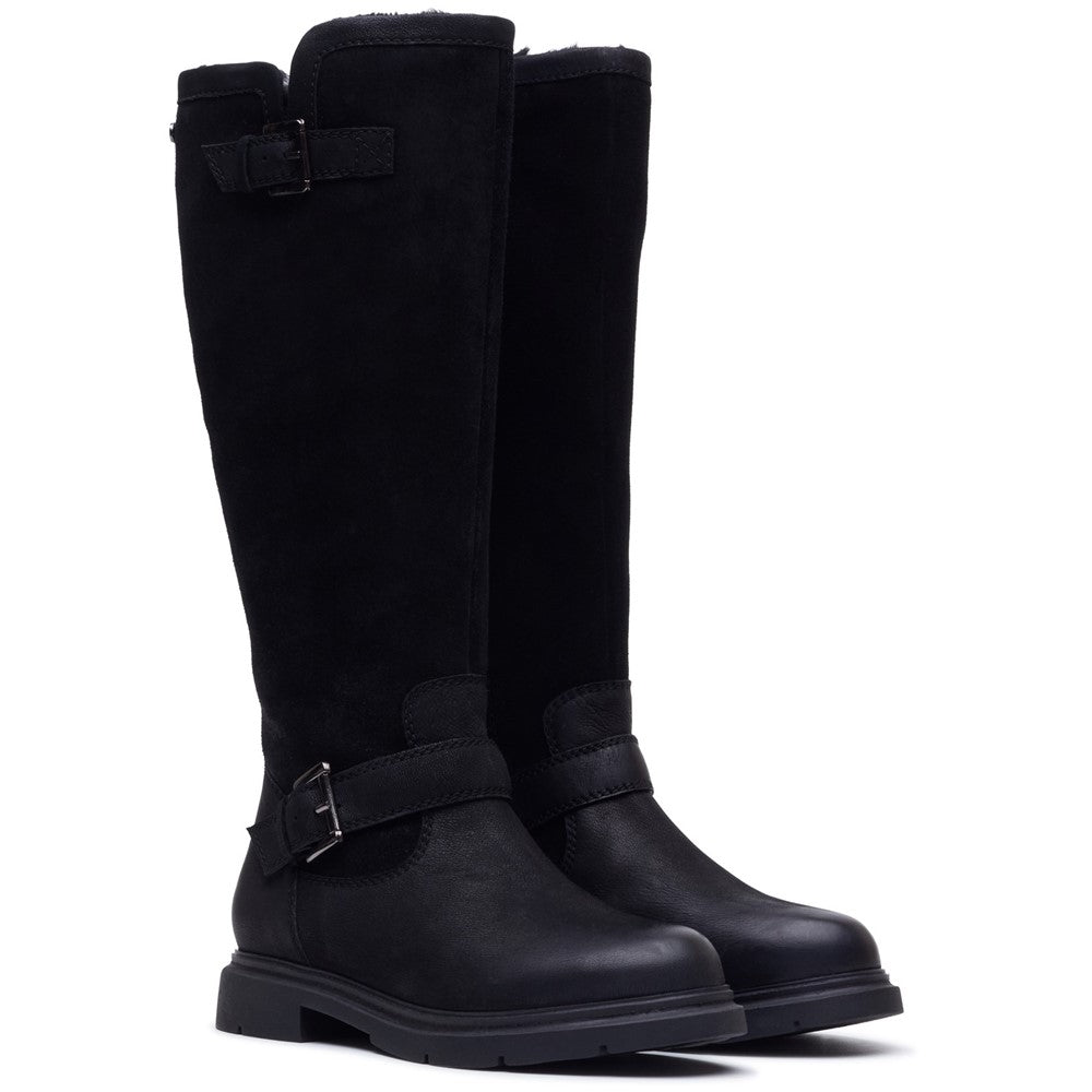 Ladies Long Boots Black Hush Puppies Cressida Long Boot