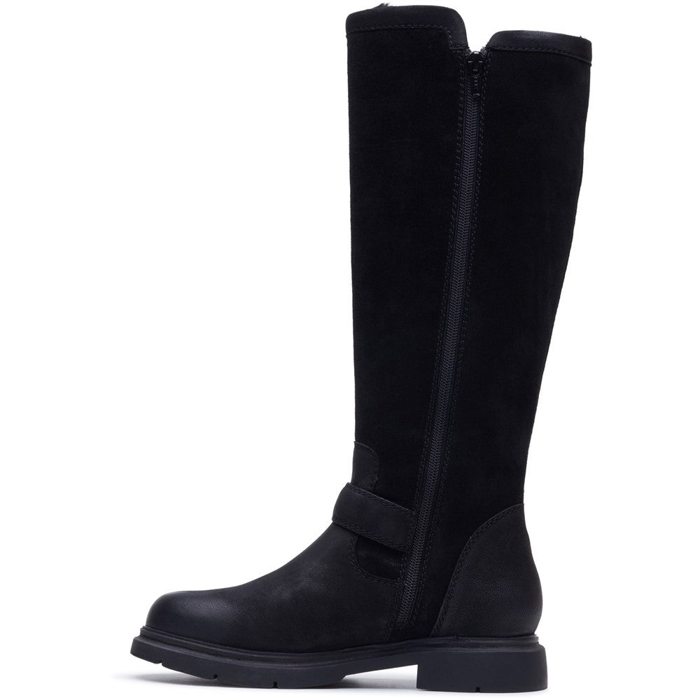 Ladies Long Boots Black Hush Puppies Cressida Long Boot