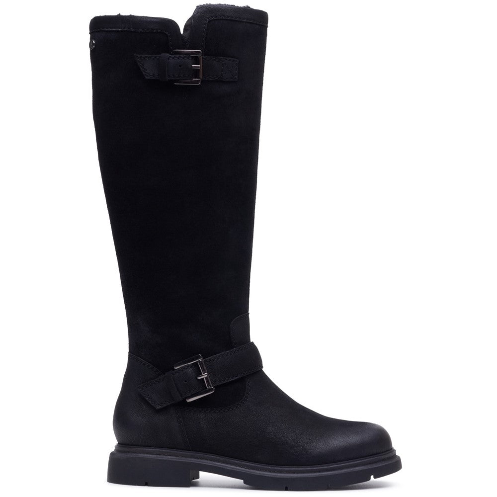 Ladies Long Boots Black Hush Puppies Cressida Long Boot