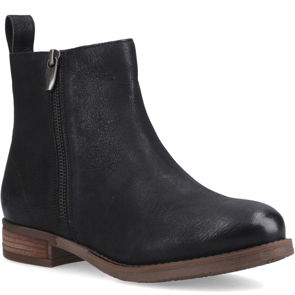 Ladies Ankle Boots Black Hush Puppies Ethel Boot
