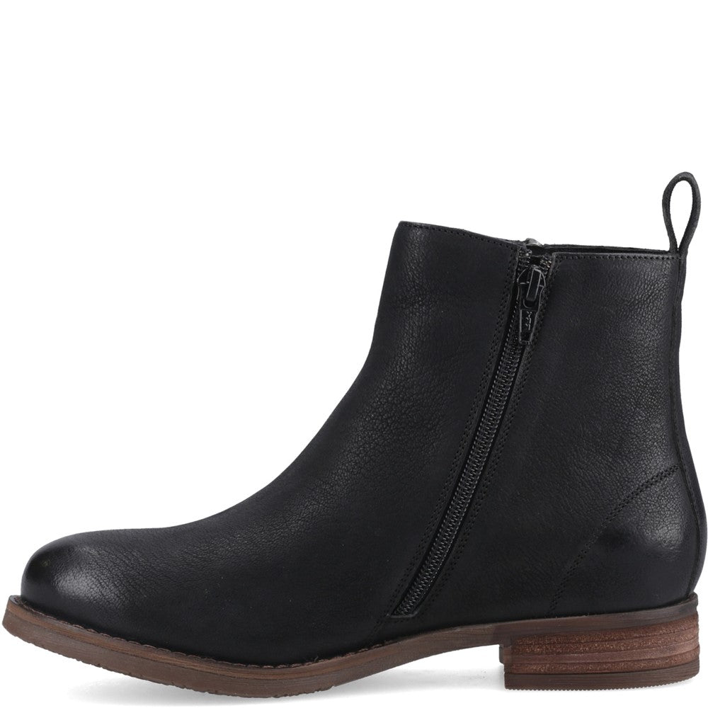 Ladies Ankle Boots Black Hush Puppies Ethel Boot