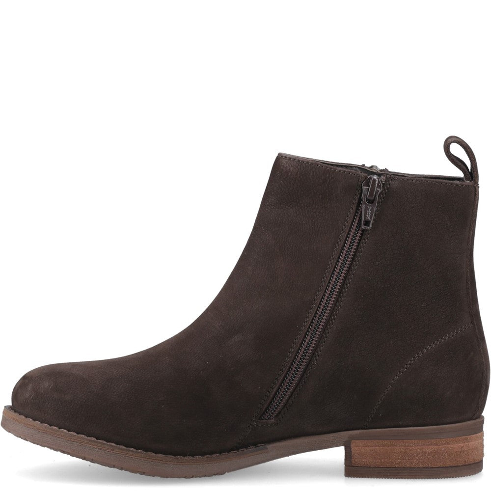 Ladies Ankle Boots Brown Hush Puppies Ethel Boot