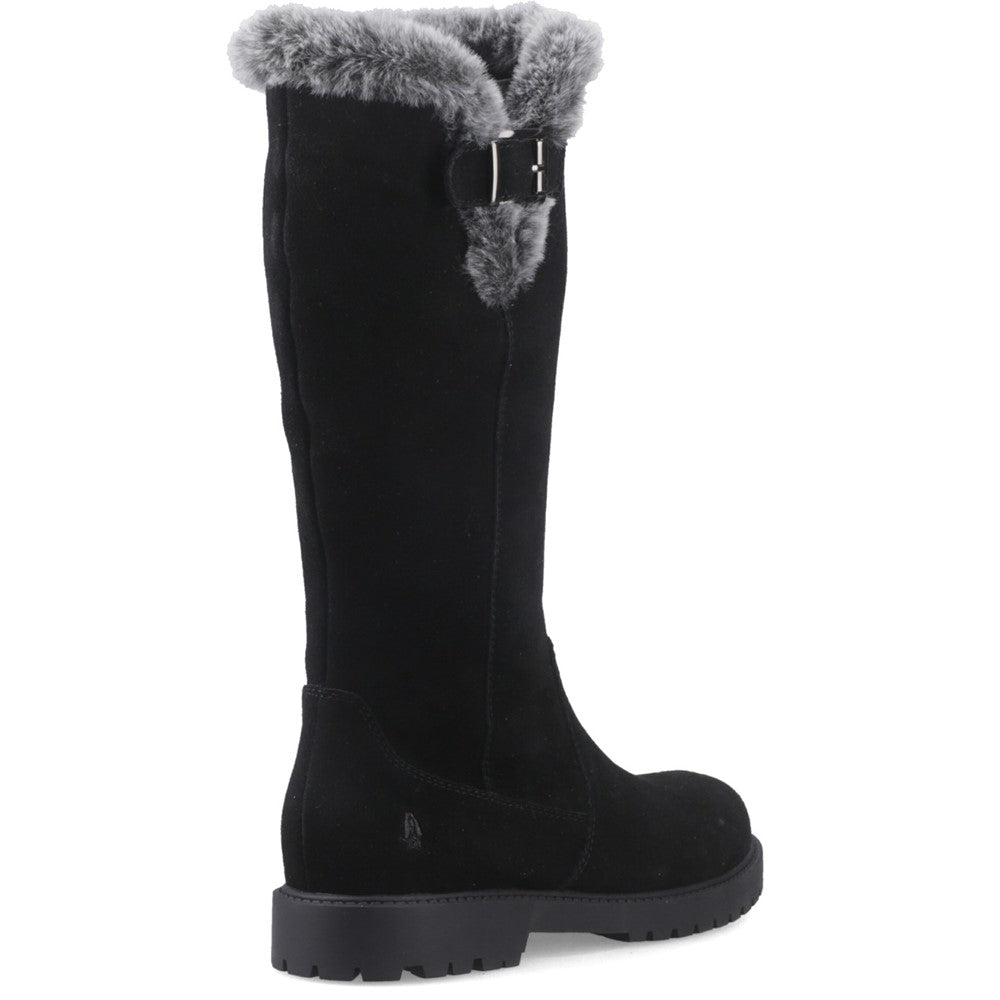Ladies Long Boots Black Hush Puppies Honor Long Boot