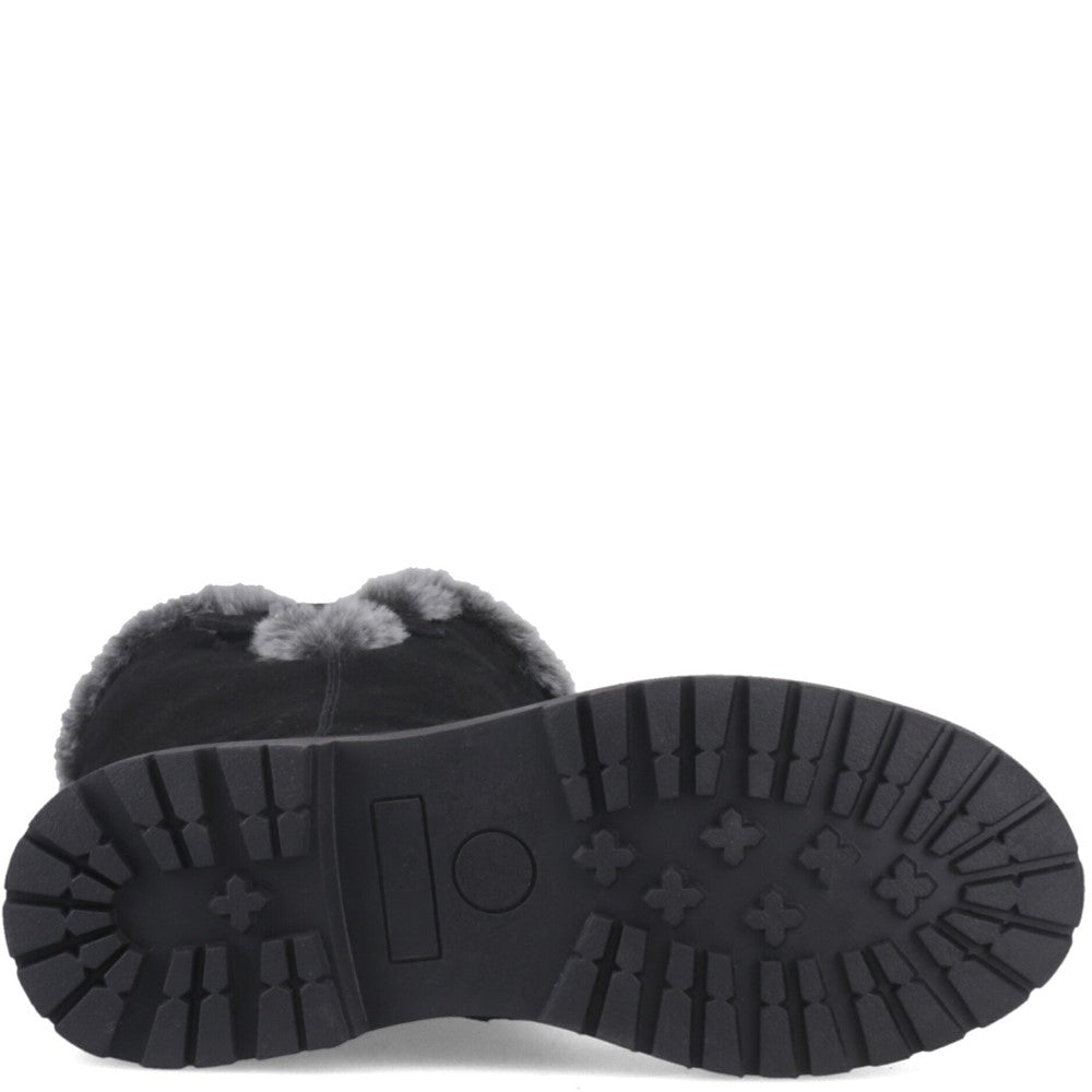 Ladies Long Boots Black Hush Puppies Honor Long Boot
