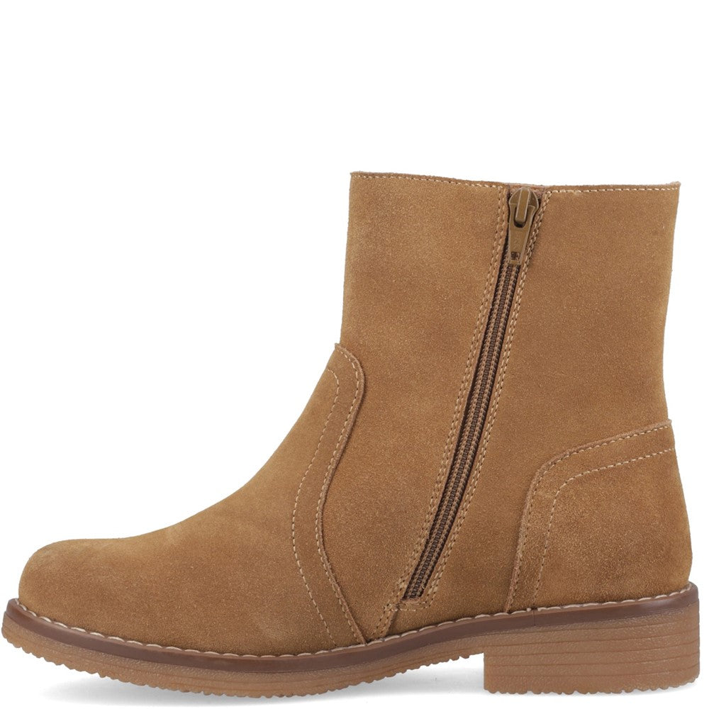 Ladies Ankle Boots Tan Hush Puppies Marien Boot