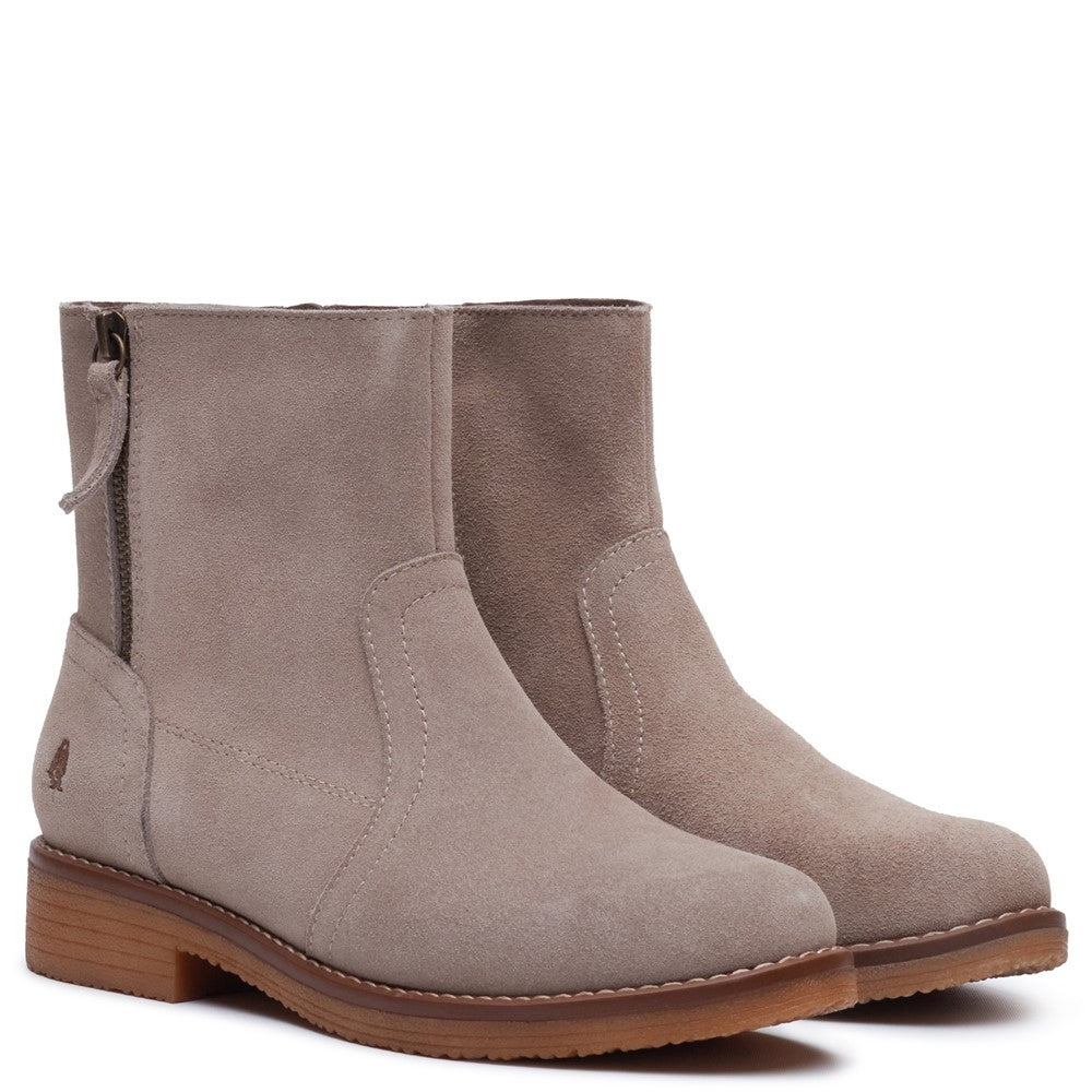 Ladies Ankle Boots Taupe Hush Puppies Marien Boot