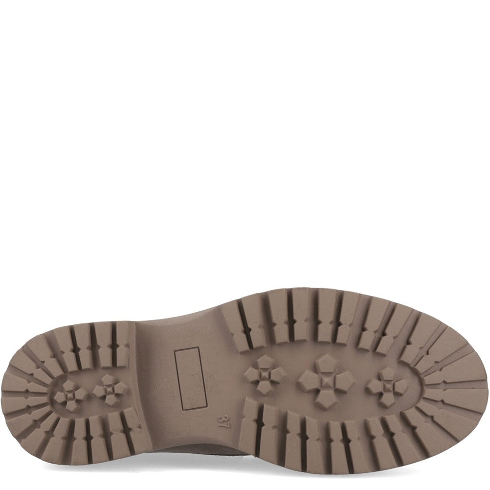 Slip On Ladies Shoes Taupe Hush Puppies Odessa Loafer