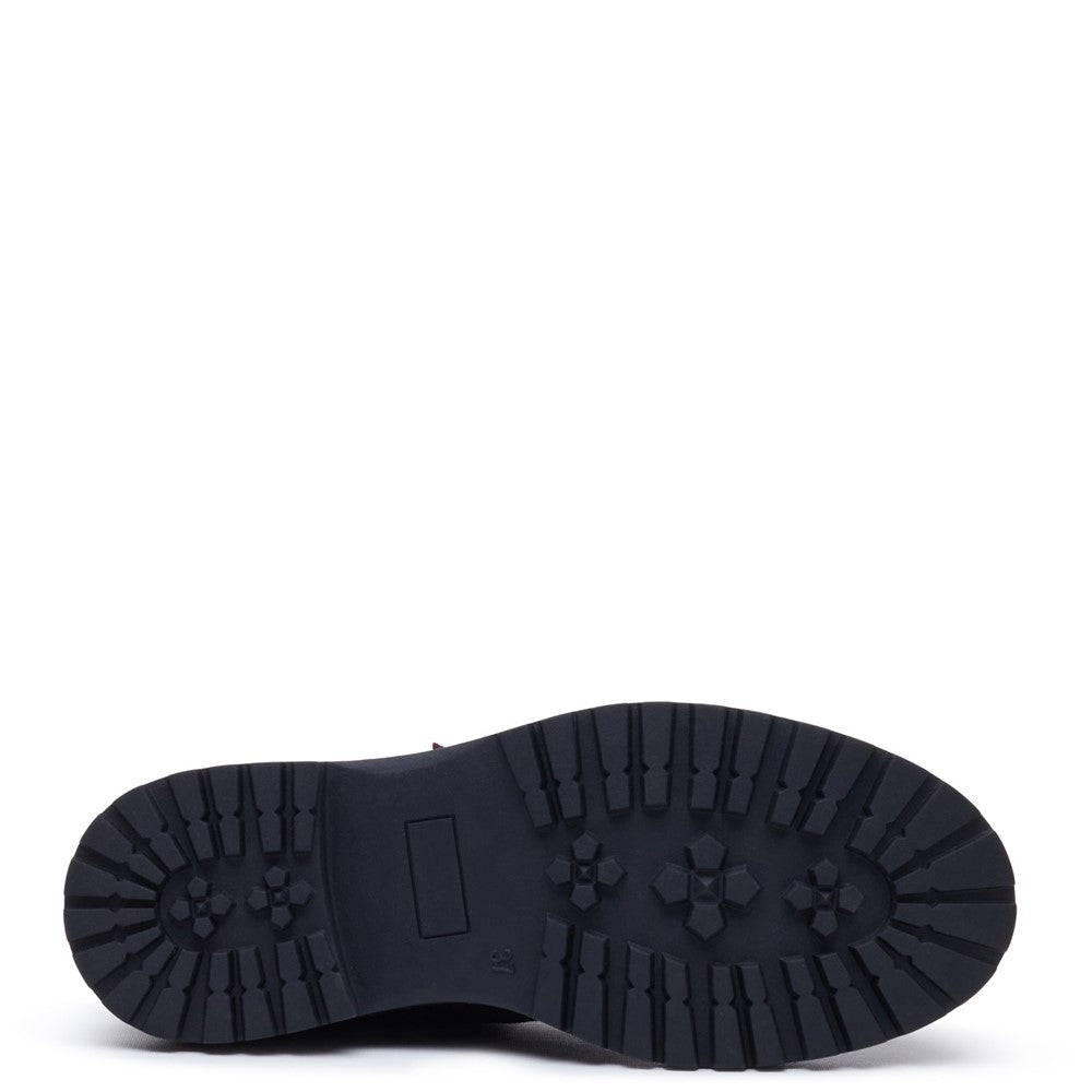 Lace Ladies Shoes Bordo Hush Puppies Orla Monk Shoe