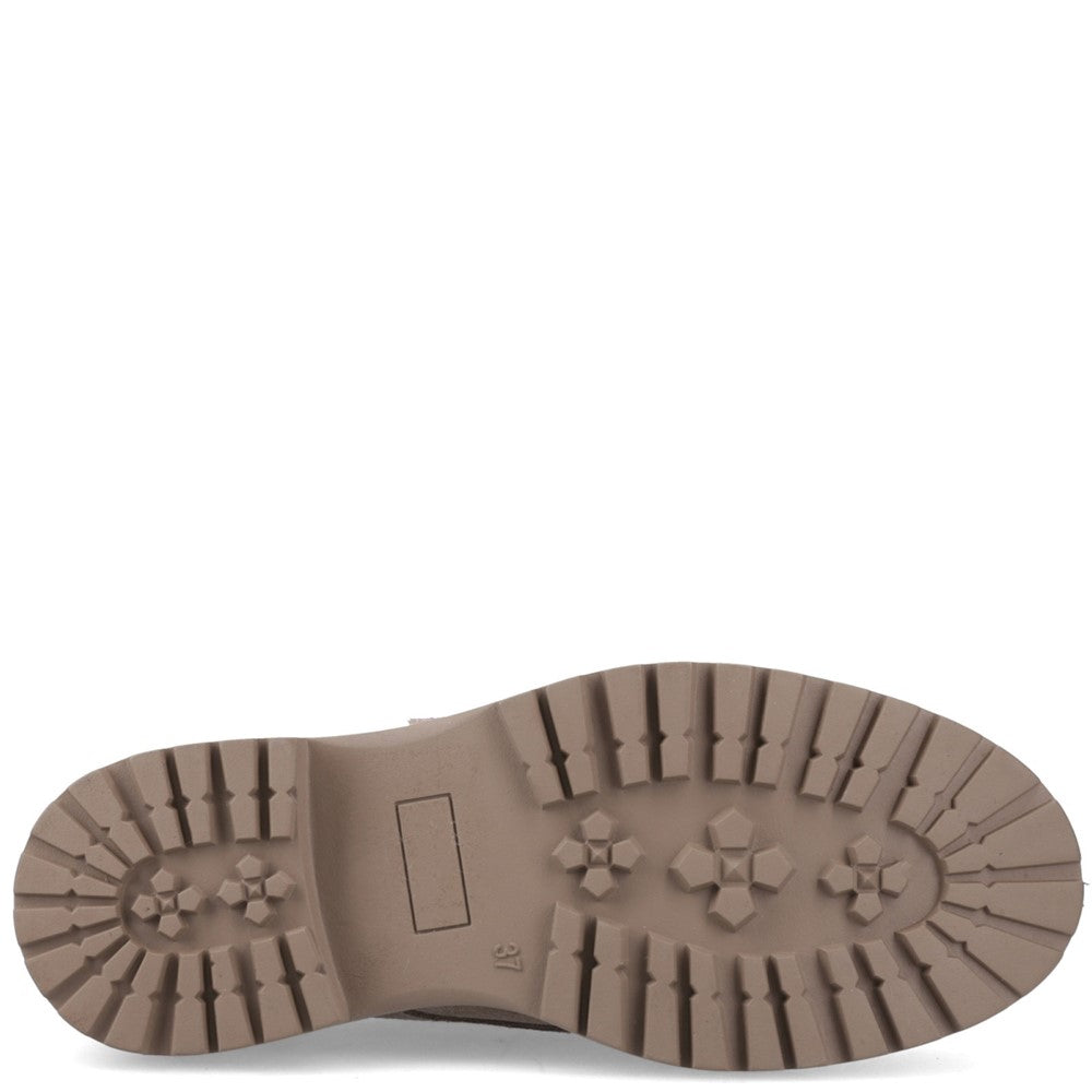 Lace Ladies Shoes Taupe Hush Puppies Orla Monk Shoe