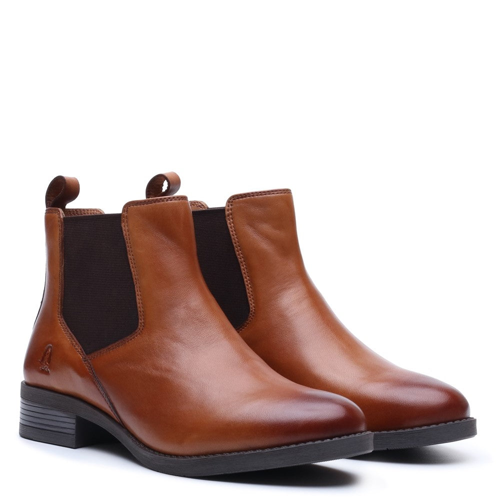 Ladies Ankle Boots Tan Hush Puppies Peyton Ankle Boot