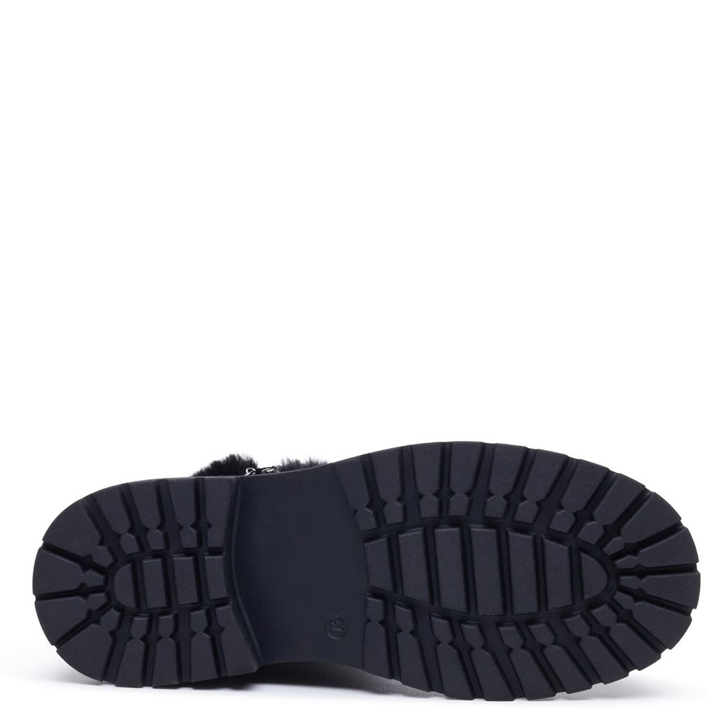 Ladies Mid Boot Black Hush Puppies Rosalind Boot