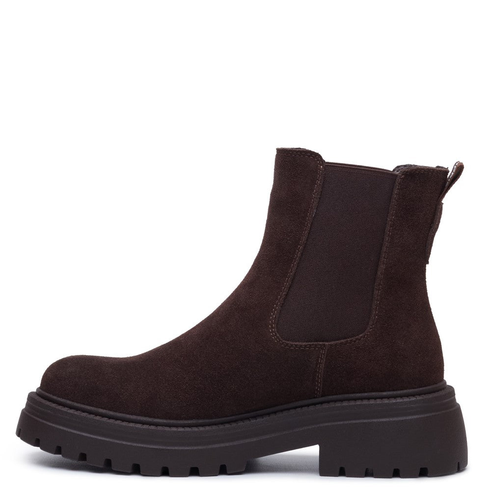 Ladies Ankle Boots Chocolate Hush Puppies Rose Chelsea Boot