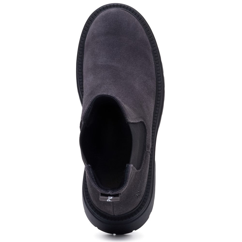 Ladies Ankle Boots Charcoal Hush Puppies Rose Chelsea Boot