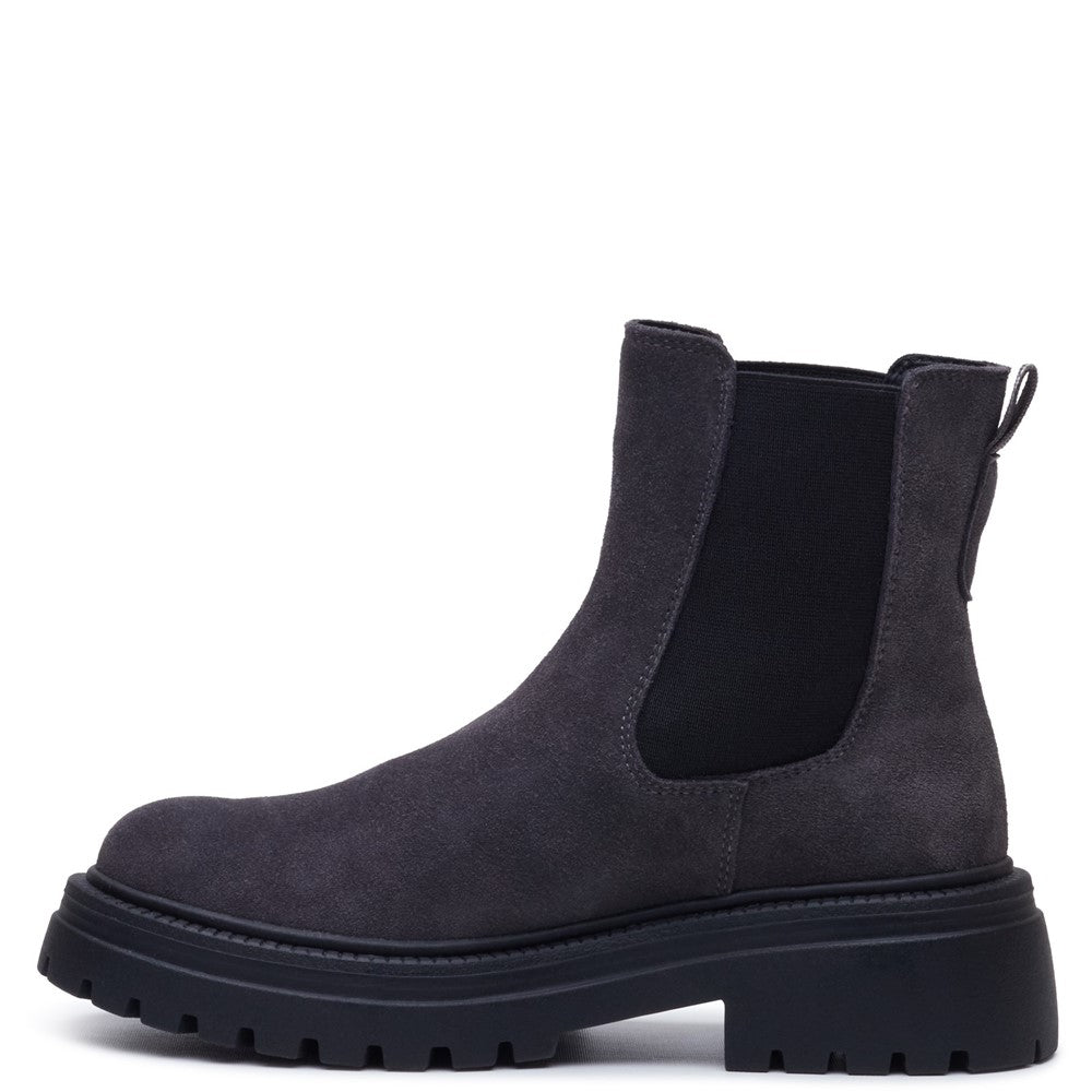 Ladies Ankle Boots Charcoal Hush Puppies Rose Chelsea Boot