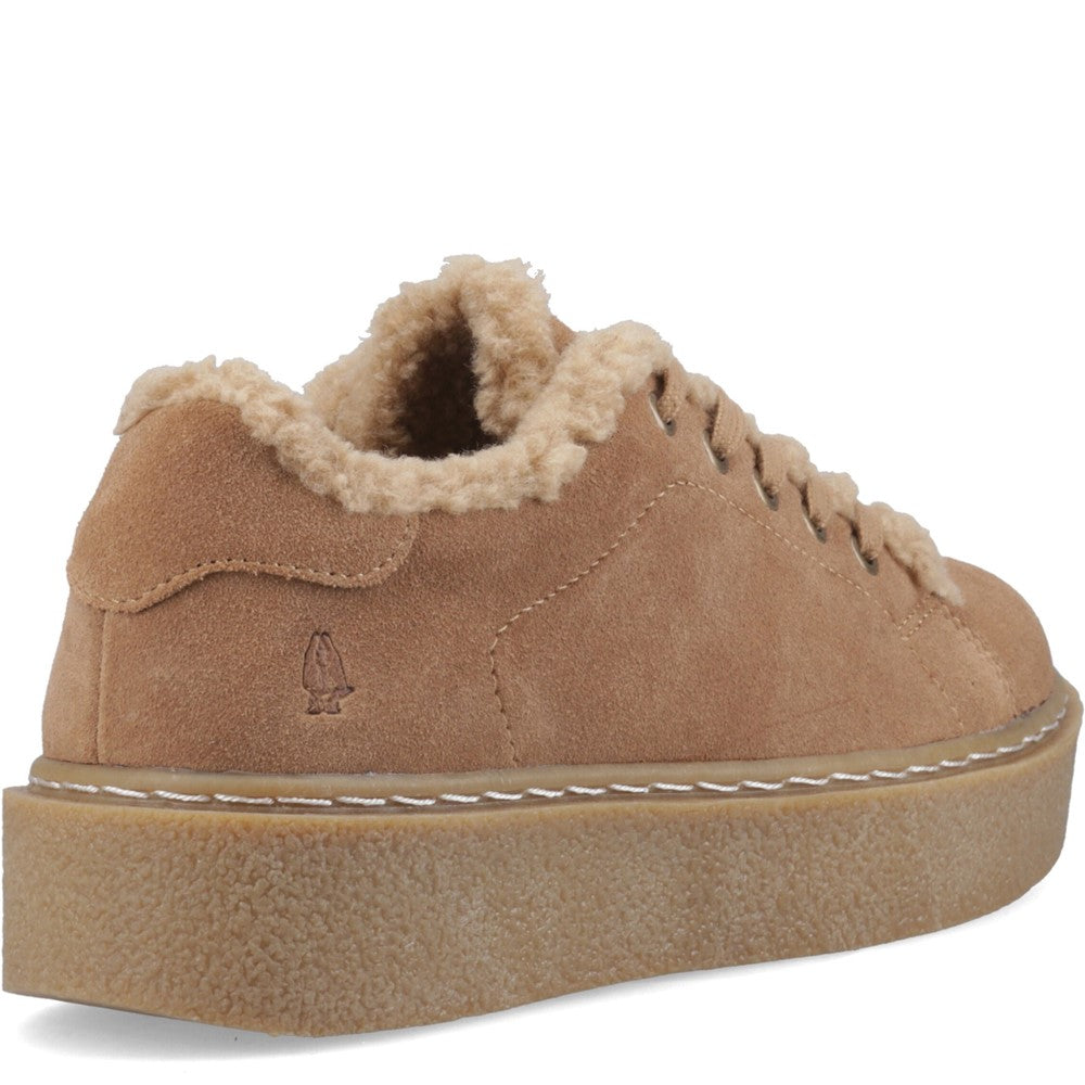 Shoe Ladies Summer Tan Hush Puppies Brinlee Fur Trainer