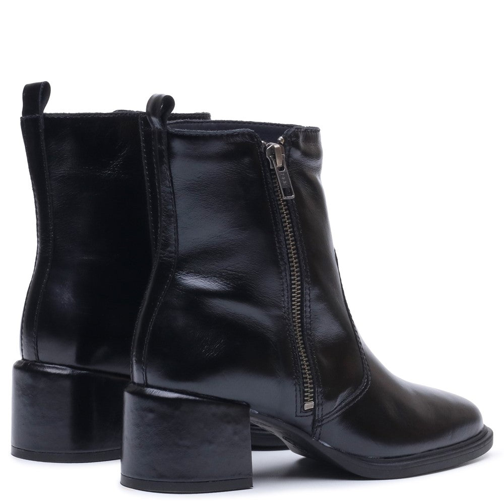 Ladies Ankle Boots Black Hush Puppies VIOLET ANKLE BOOT