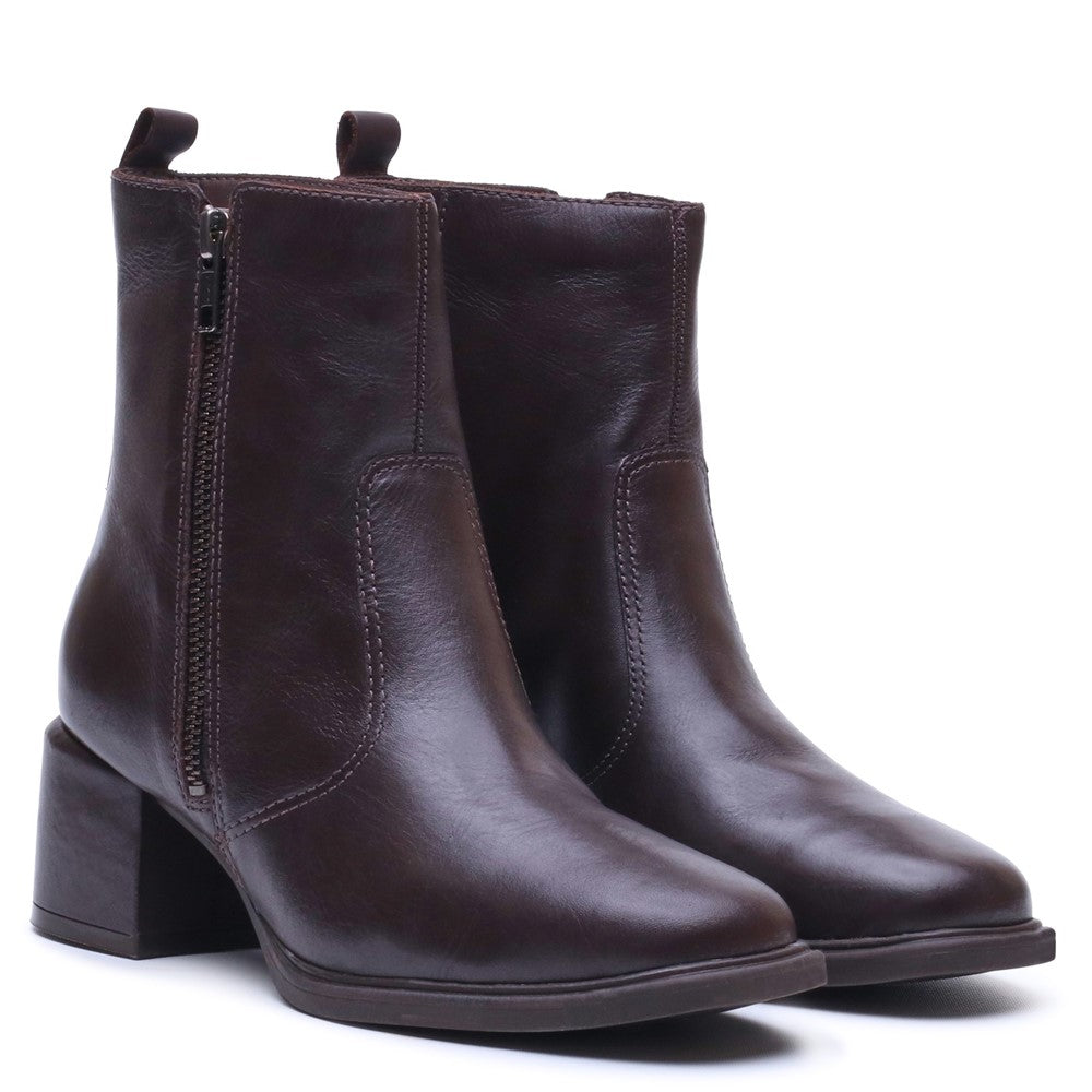 Ladies Ankle Boots Brown Hush Puppies VIOLET ANKLE BOOT