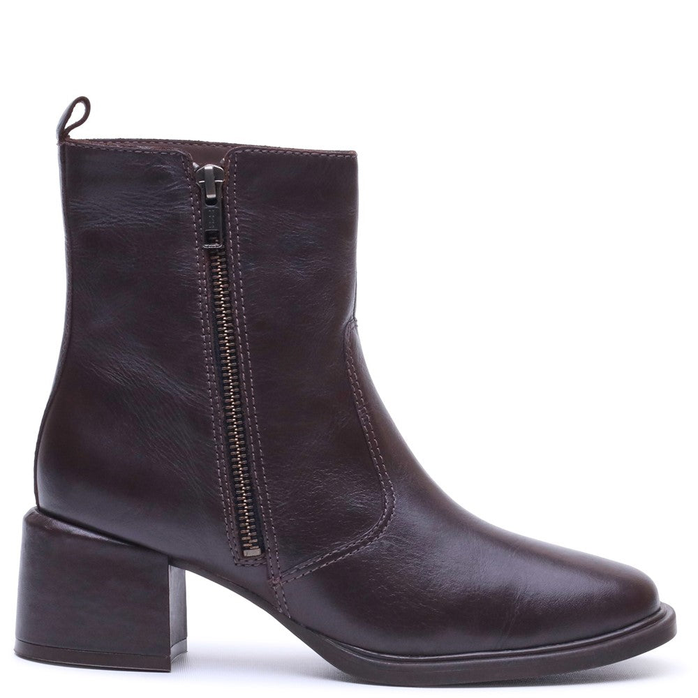 Ladies Ankle Boots Brown Hush Puppies VIOLET ANKLE BOOT