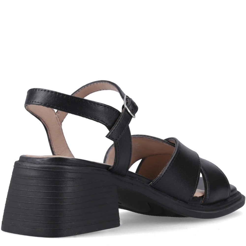 Ladies Heels Black Hush Puppies ZURI HEEL