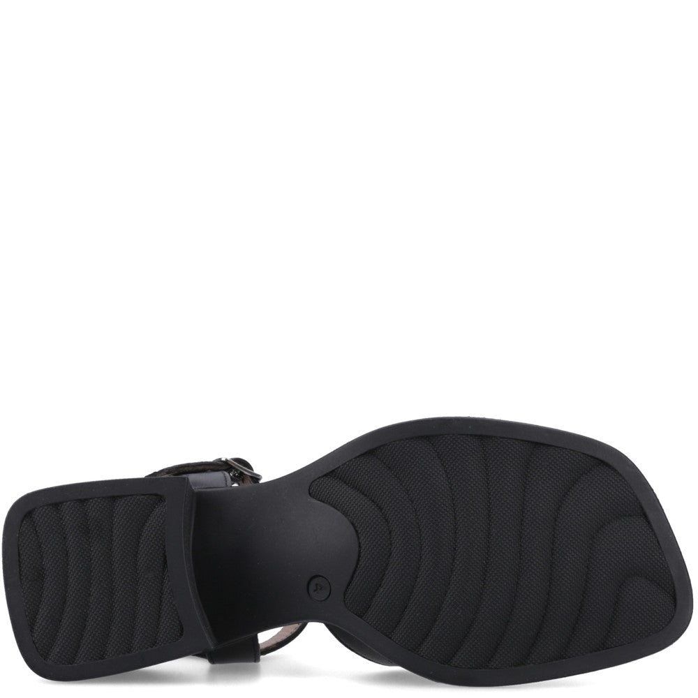 Ladies Heels Black Hush Puppies ZURI HEEL