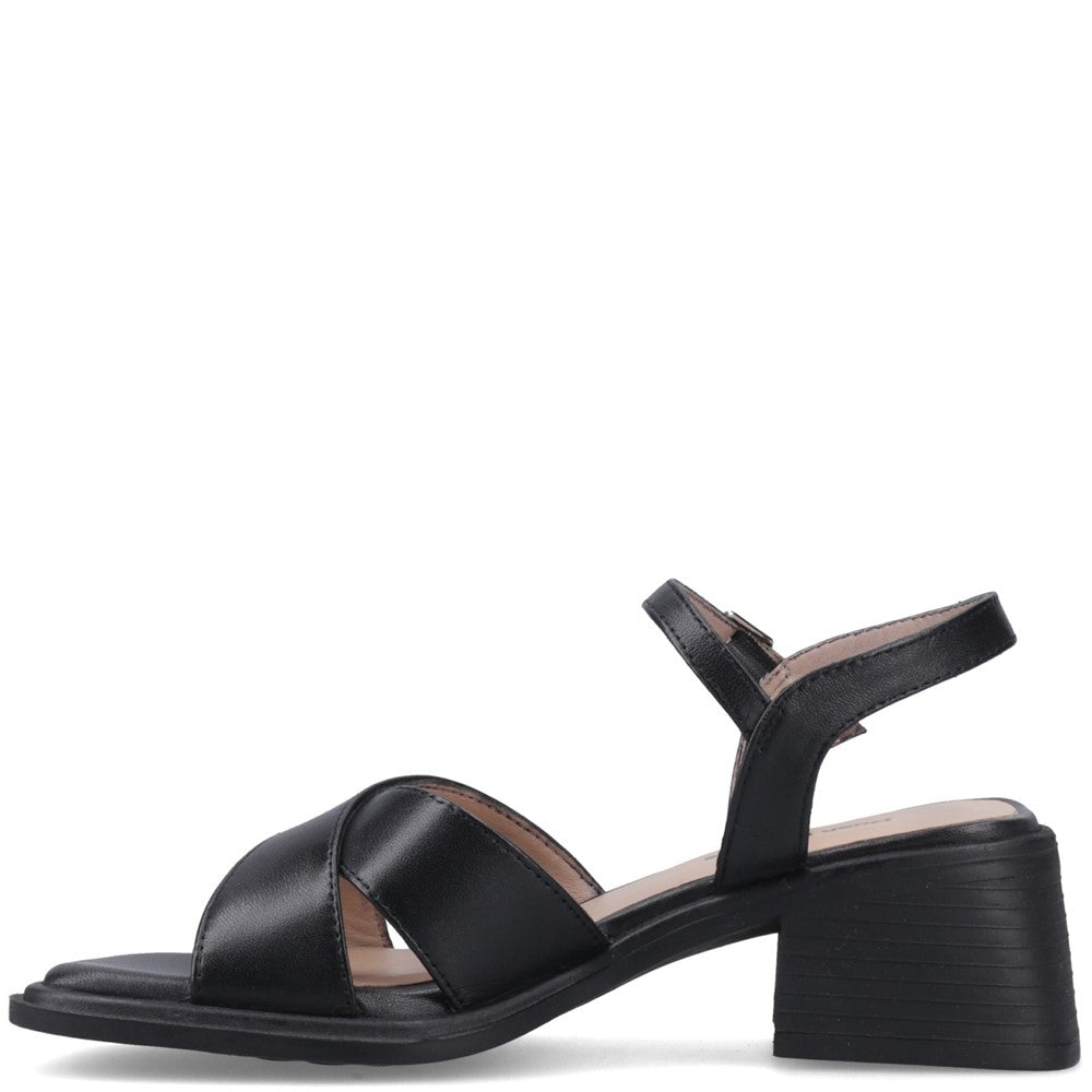 Ladies Heels Black Hush Puppies ZURI HEEL
