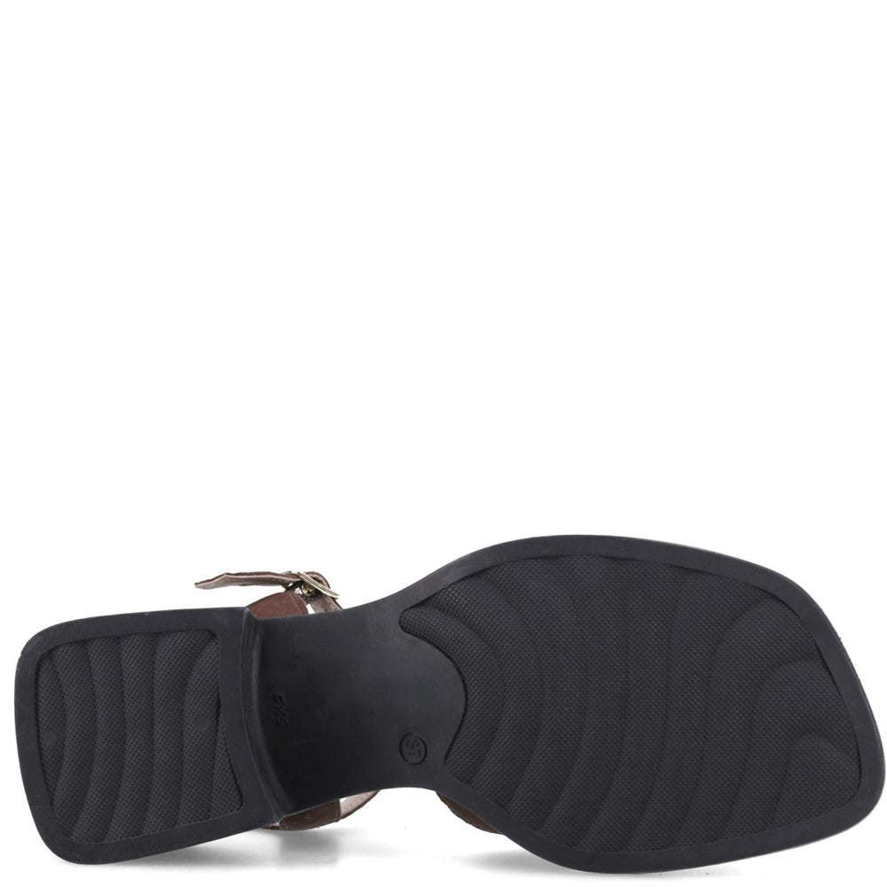 Ladies Heels Chocolate Hush Puppies ZURI HEEL