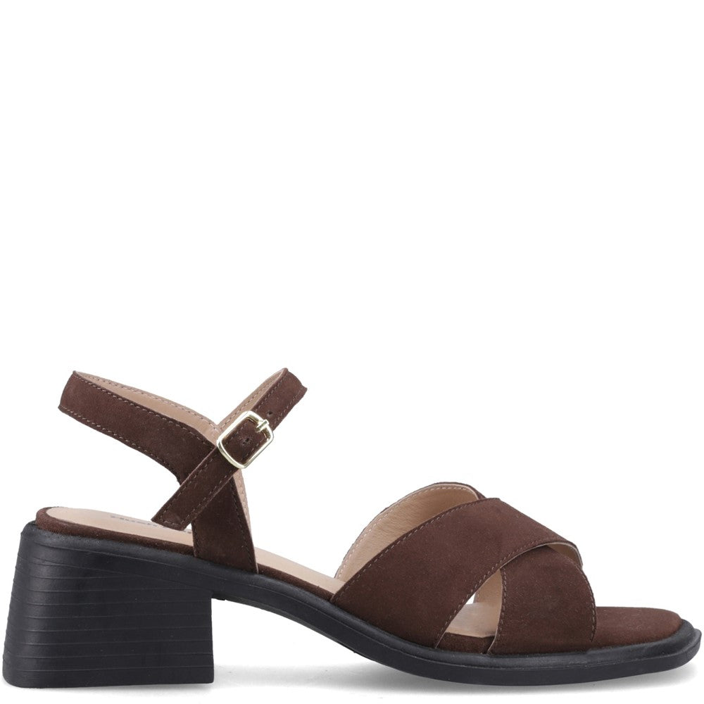 Ladies Heels Chocolate Hush Puppies ZURI HEEL