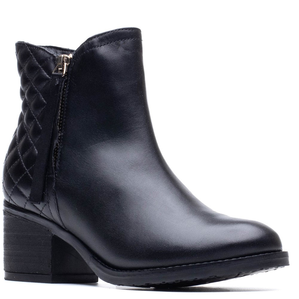 Ladies Ankle Boots Black Hush Puppies Halia Ankle Boot