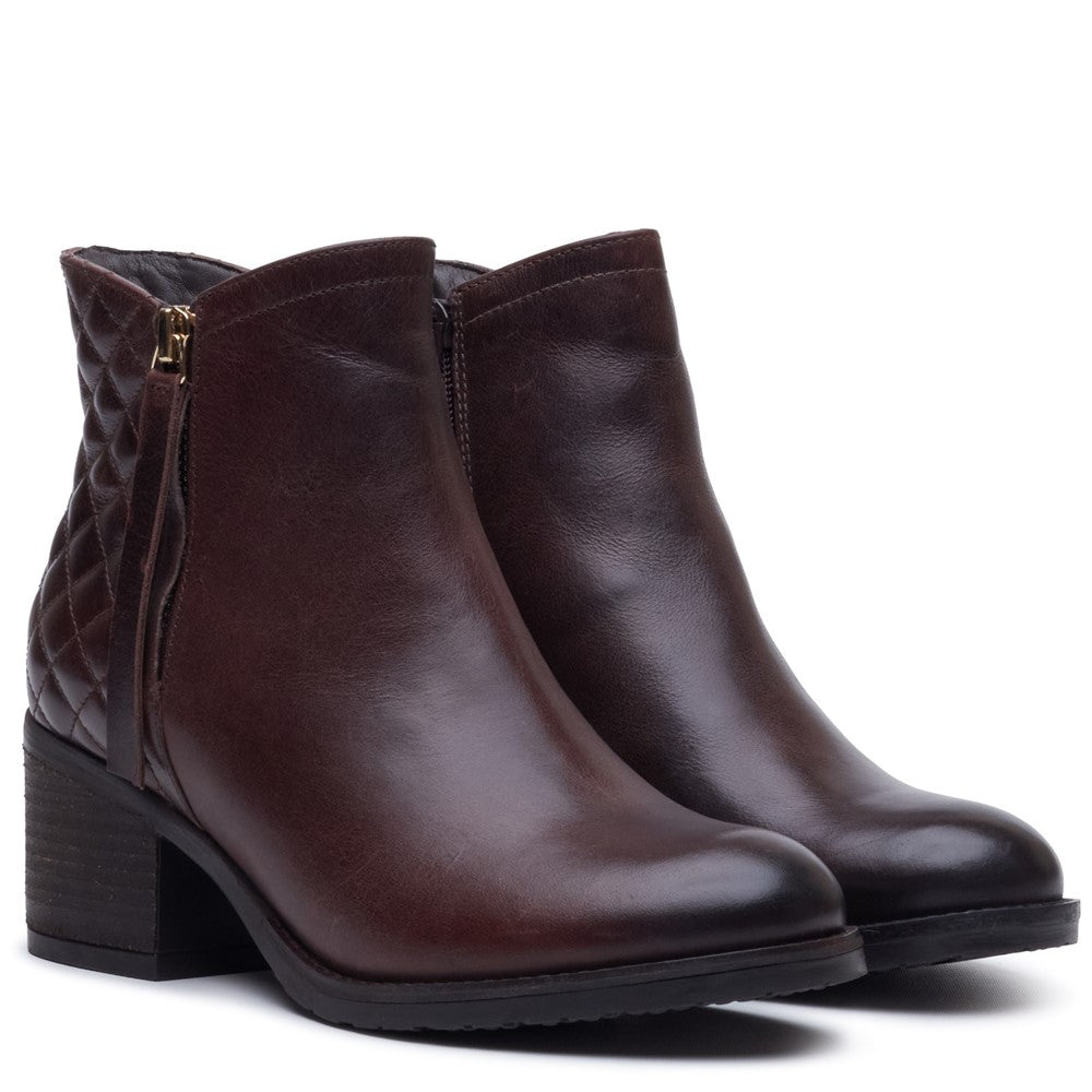 Ladies Ankle Boots Brown Hush Puppies Halia Ankle Boot