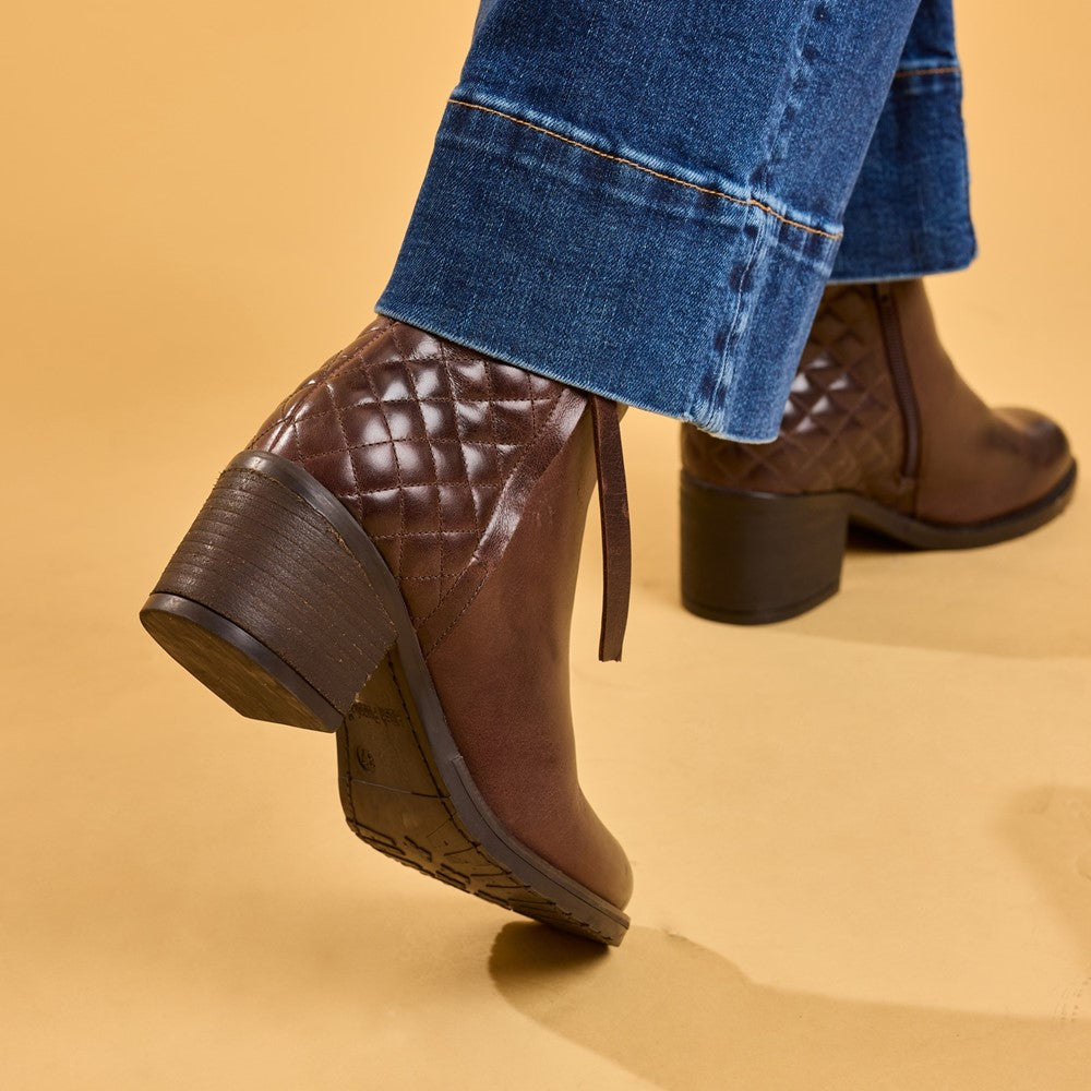 Ladies Ankle Boots Brown Hush Puppies Halia Ankle Boot