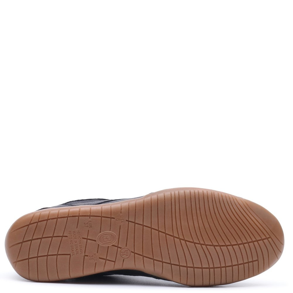Ladies Sports Black Hush Puppies Jovie Sneaker
