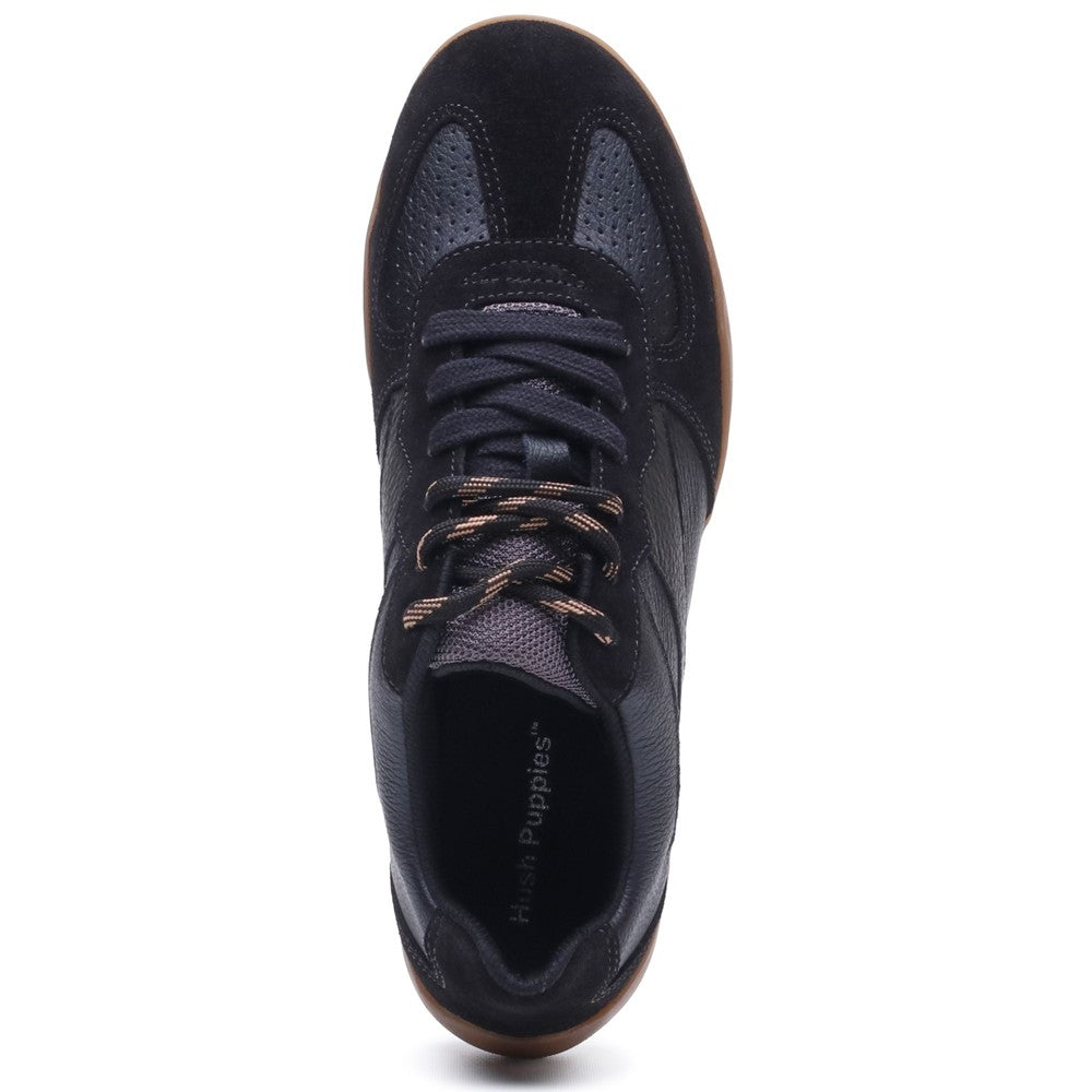 Ladies Sports Black Hush Puppies Jovie Sneaker