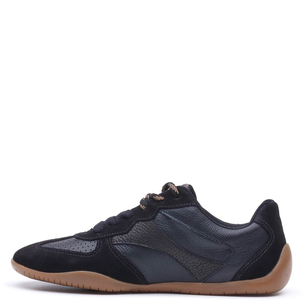 Ladies Sports Black Hush Puppies Jovie Sneaker