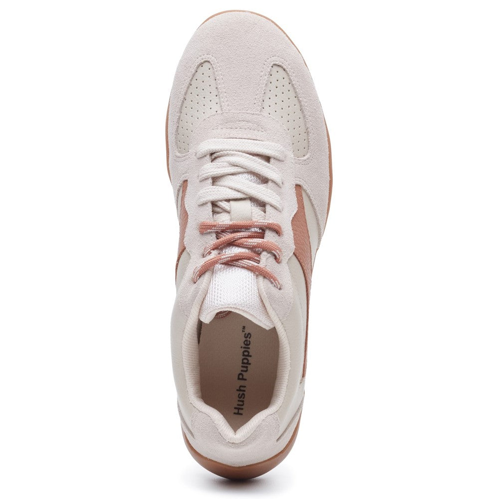 Ladies Sports Taupe Hush Puppies Jovie Sneaker
