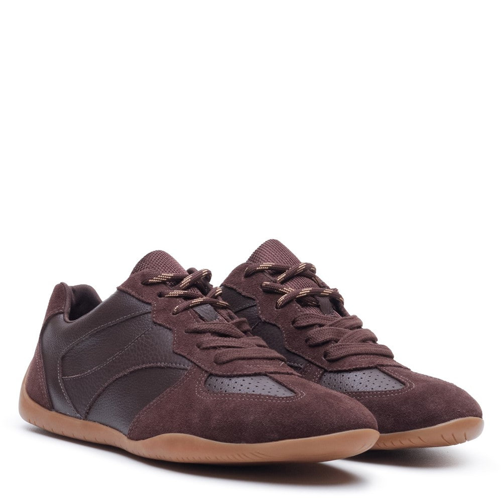 Ladies Sports Chocolate Hush Puppies Jovie Sneaker