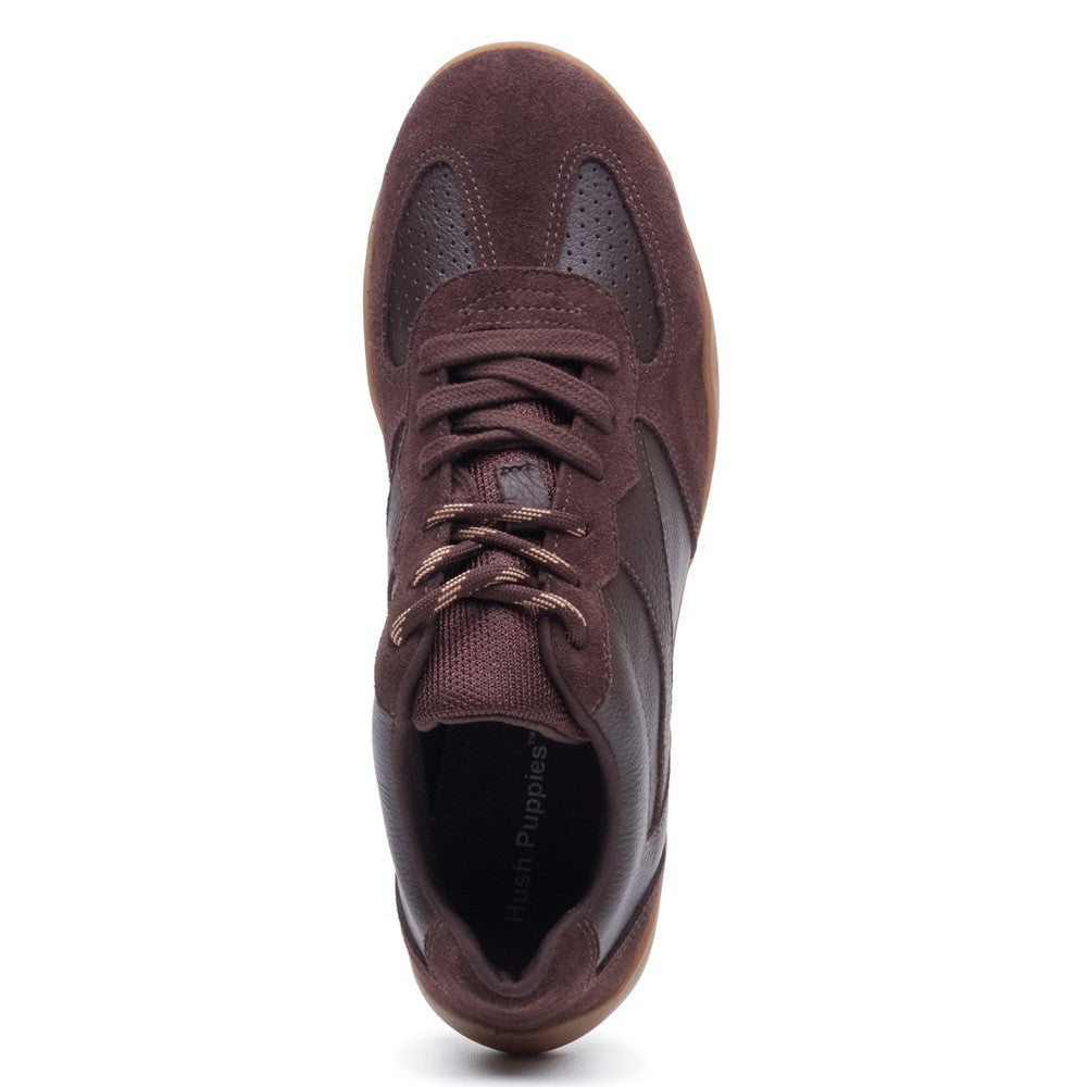 Ladies Sports Chocolate Hush Puppies Jovie Sneaker