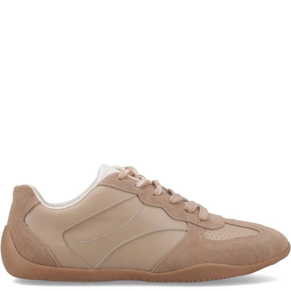 Ladies Sports Tan Hush Puppies Jovie Sneaker