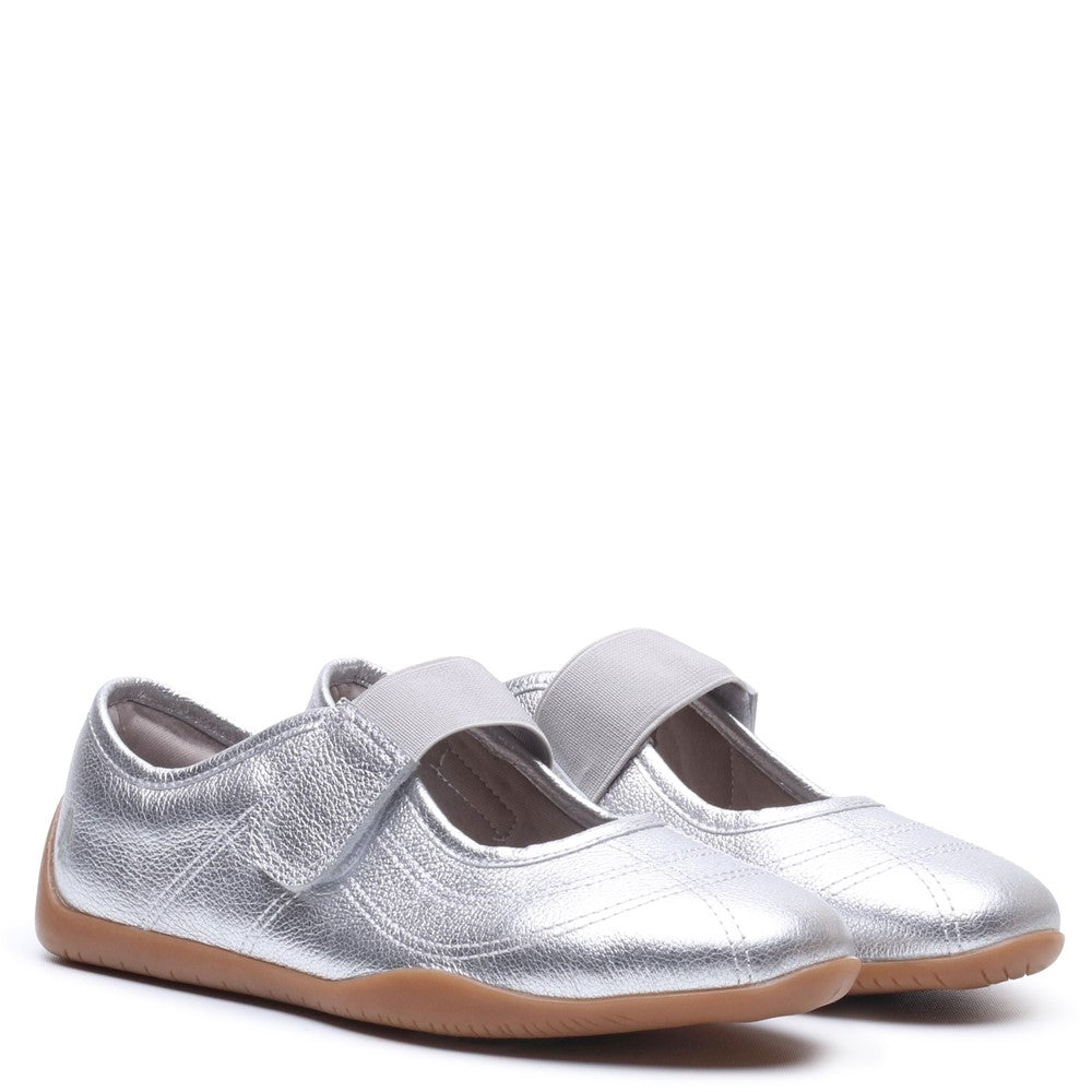 Ballerinas Silver Hush Puppies Juno Sneakerina