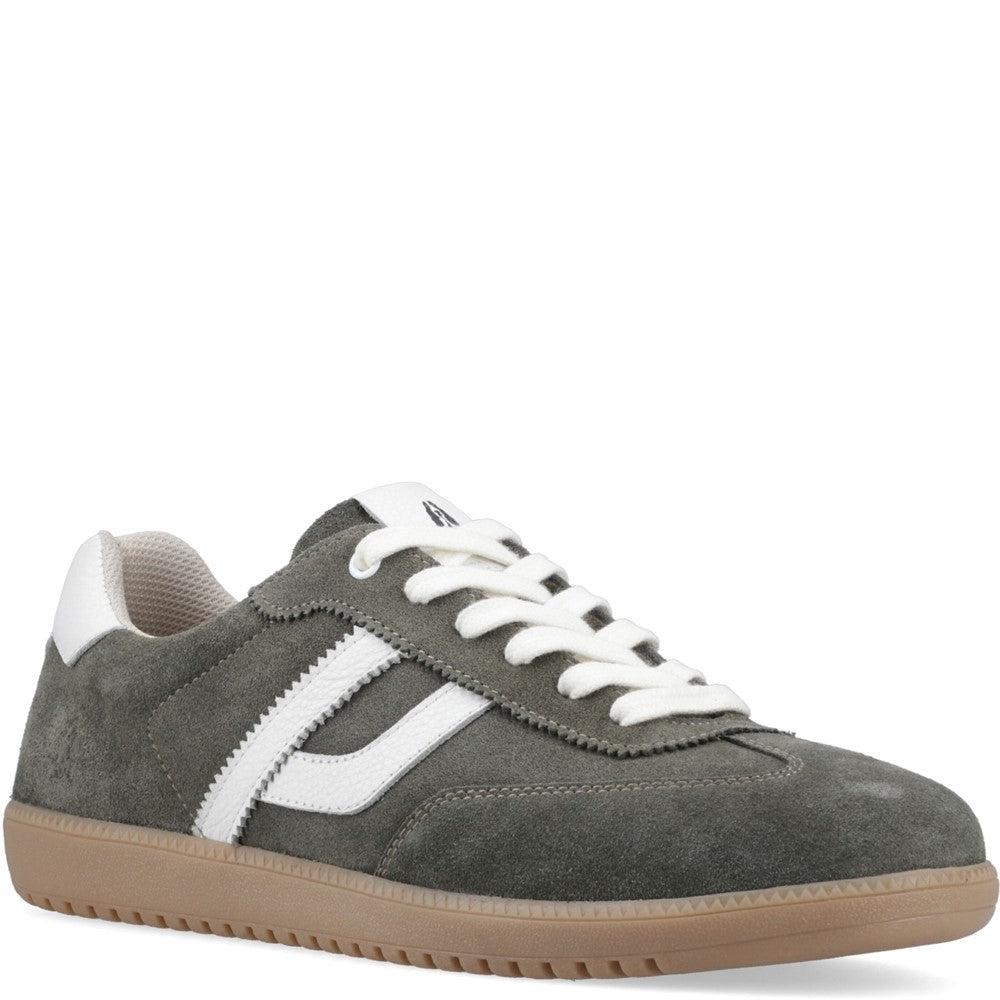 Mens Sports Green Hush Puppies Beau Trainer