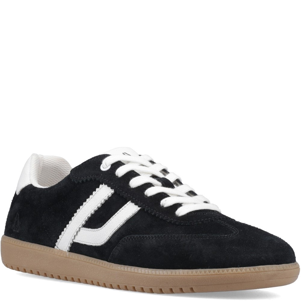 Mens Sports Black Hush Puppies Beau Trainer