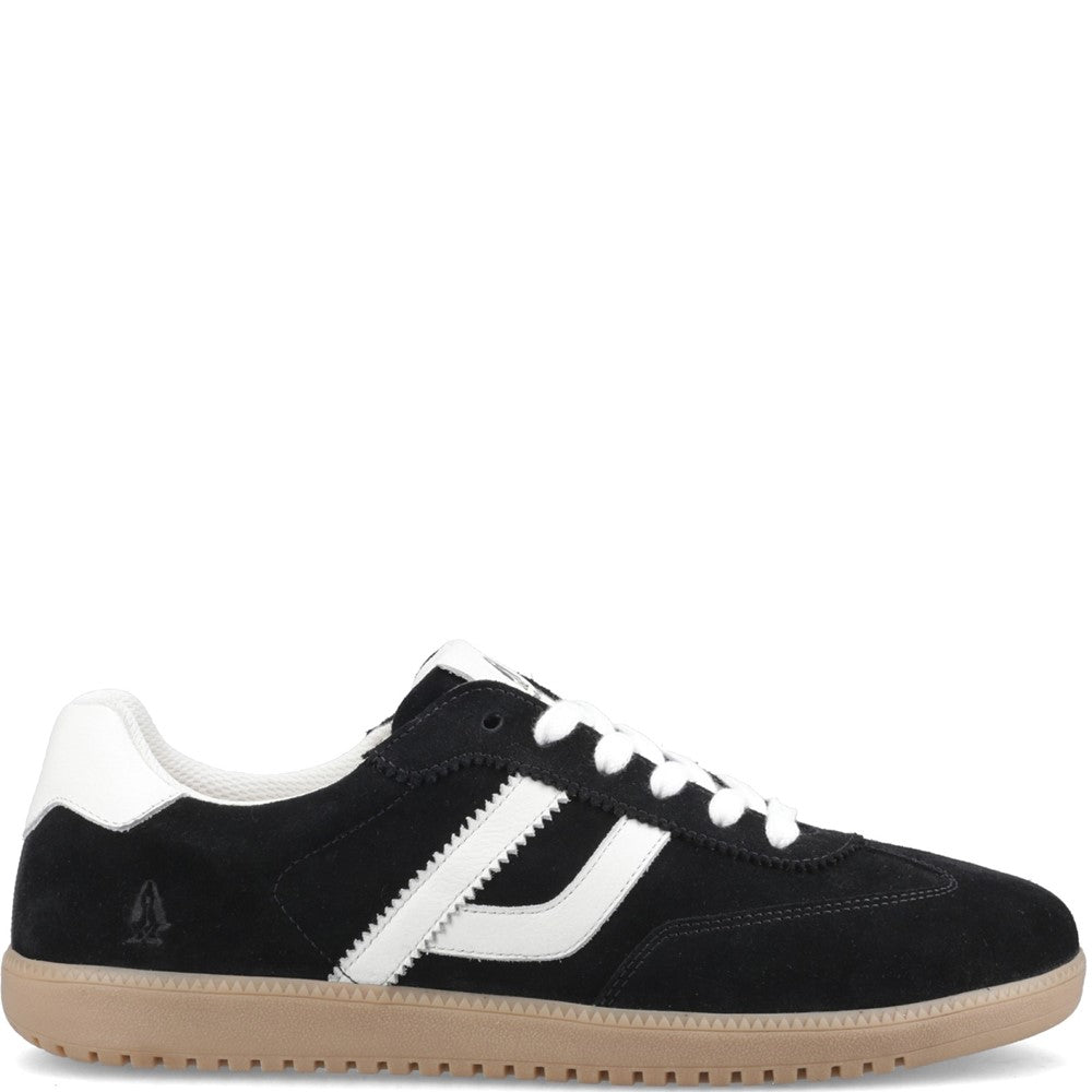 Mens Sports Black Hush Puppies Beau Trainer