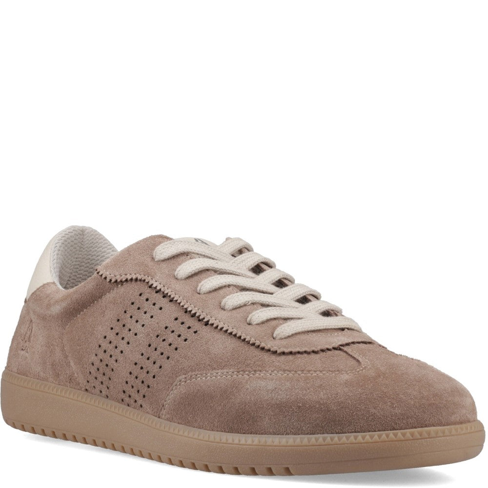 Mens Sports Beige Hush Puppies Beckett Trainer