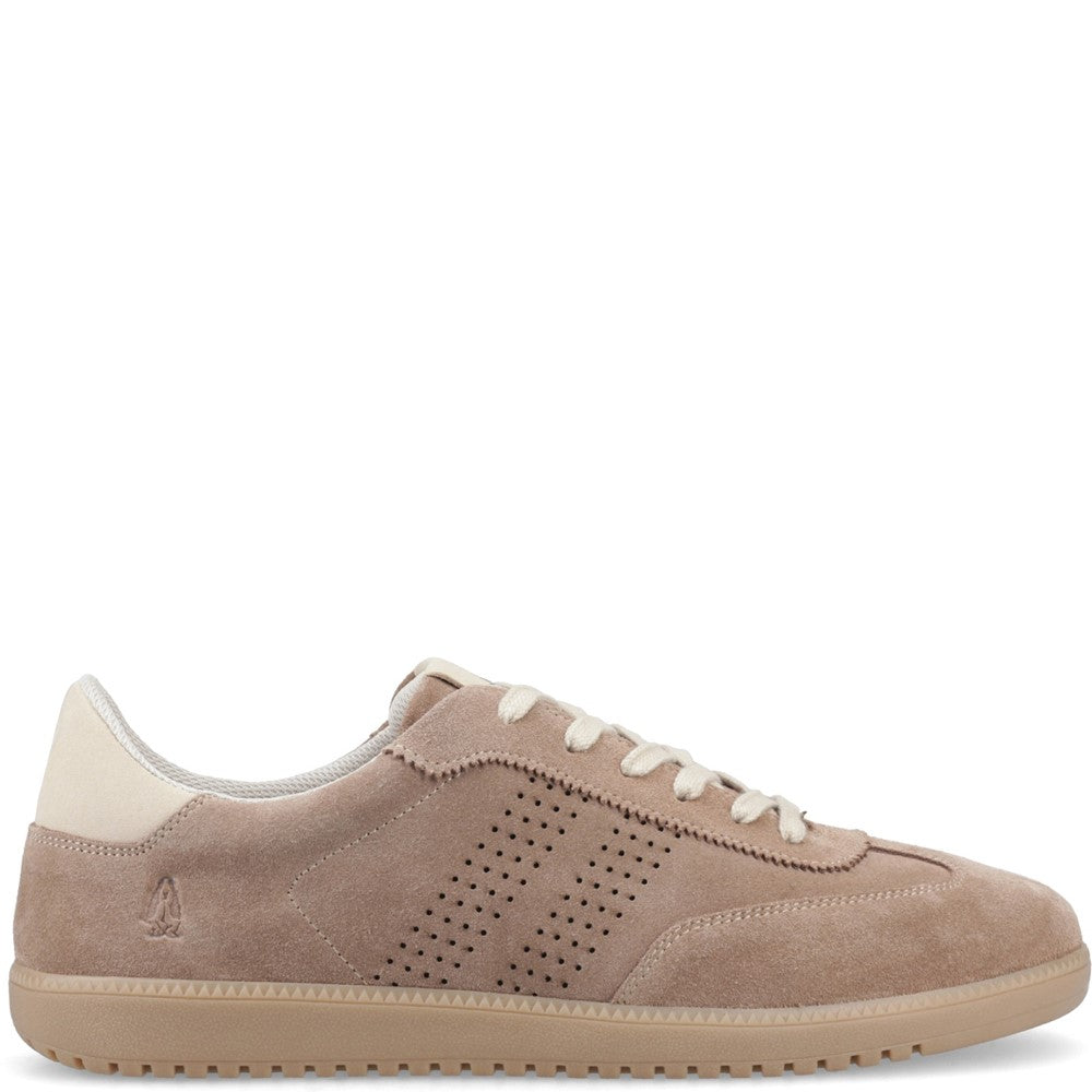 Mens Sports Beige Hush Puppies Beckett Trainer