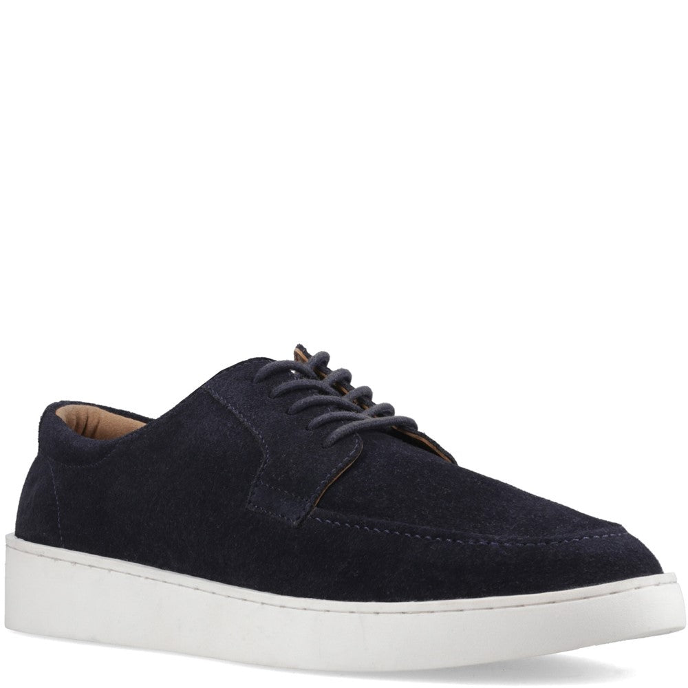 Mens Sports Navy Hush Puppies Riven Lace Up