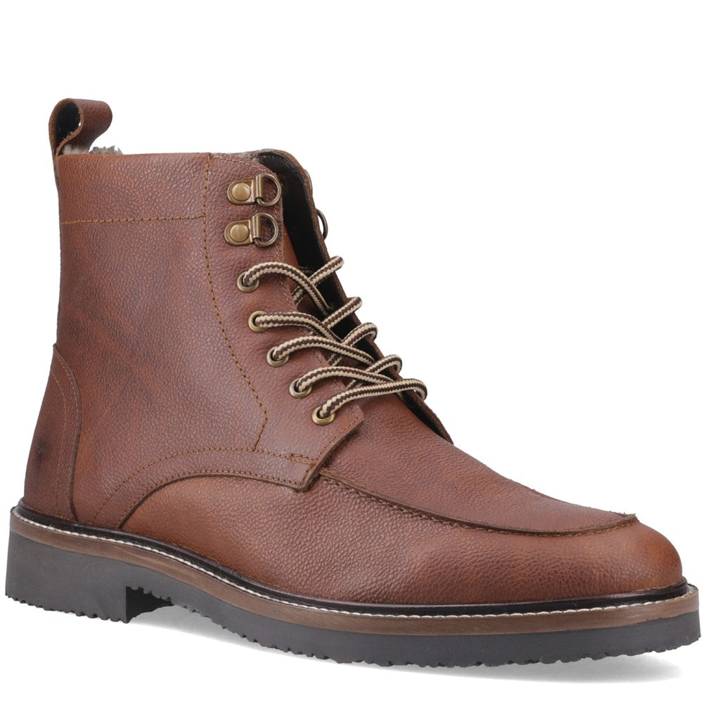 Mens Boots Brown Hush Puppies Huxley Boot