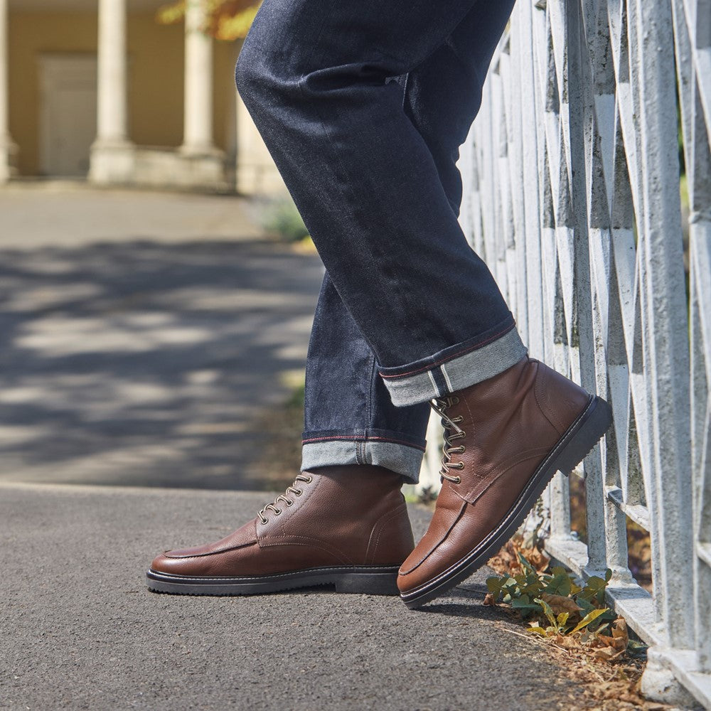 Mens Boots Brown Hush Puppies Huxley Boot