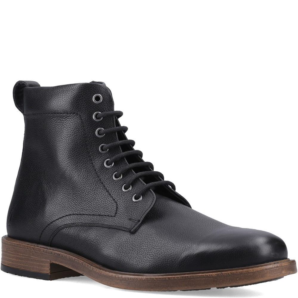 Mens Boots Black Hush Puppies Irwin Boot